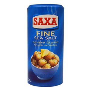 Saxa Fine Sea Salt - 350g (Pack of 2)
