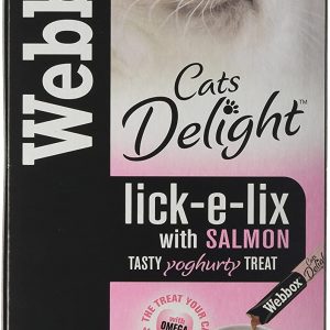 Webbox Cats Delight Lick-e-lix With Salmon - 5 x 15g Sachets (5 packs)