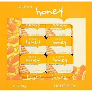 20x Lichfields CLEAR HONEY Portions 20g