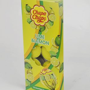10x Chupa Chups Lime & Lemon Tealights