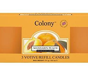 Colony Mandarin Peach 3 Votive/Refills