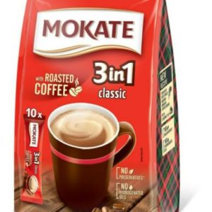 Mokate 3 in 1 Roasted Coffee 10 Sachets 170g