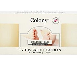 Colony Powder Fresh 3 Votive/Refill Candles