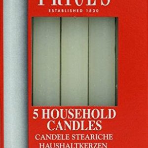 5x Prices Household Candles 5 hours Burning Time