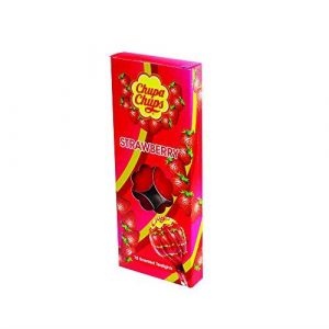 10x Chupa Chups Strawberry Tealights