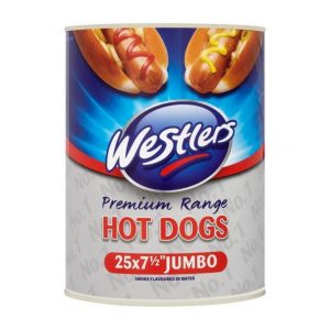 Westlers Premium Range 25 Jumbo Hot Dogs