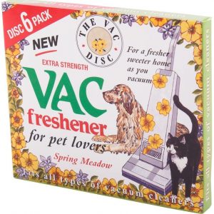 Vac Extra Strength Freshener Discs Spring Meadow Frangrance - 6 x Pack of 6