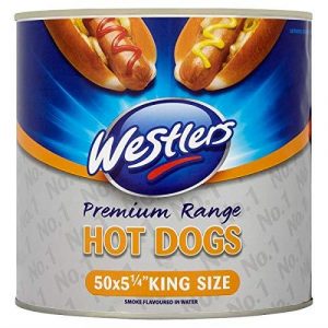 Westlers Premium Range 50 Hot Dogs King Size