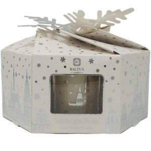 Baltus Midnight Frost Scented Candles - Box of 3 (Silver)