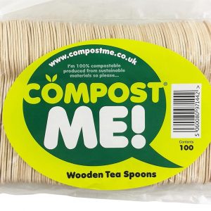 Compost Me 100 Wooden Spoons