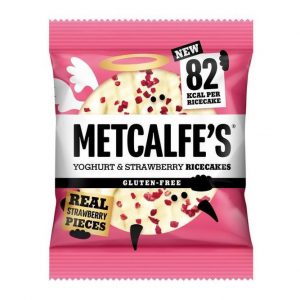 Metcalfe's Yoghurt & Strawberry Ricecakes 34g x12