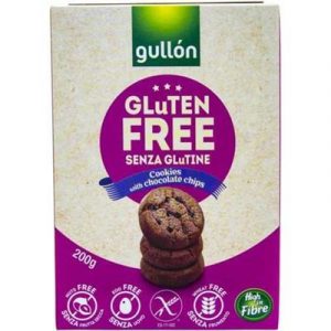 Gullon Gluten Free Chocolate Chip Cookies 200g - Pack of 5