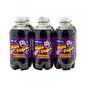 Zodiac Mini Pops Dandelion & Burdock 6 x 330ml - Case of 4