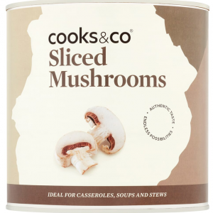 Cooks & Co Sliced Mushrooms 2.5kg