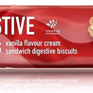 Hill Digestive Cream Biscuits 150g Box of 36