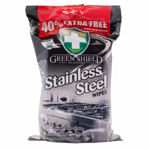 Green Shield Stainless Steel Wipes 70pk