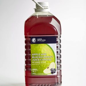 Chefs' Selections Apple and Blackcurrant Juice Cordial No Added Sugar 5Ltr