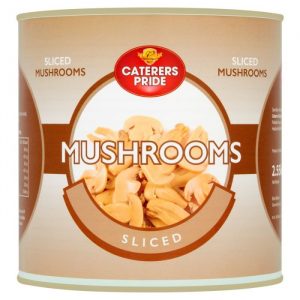 Caterers Pride Sliced Mushrooms in Brine 2.55kg