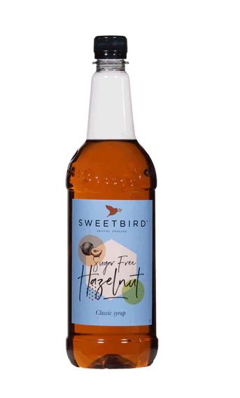 Sweetbird Sugar Free Hazelnut Classic Syrup 1lt