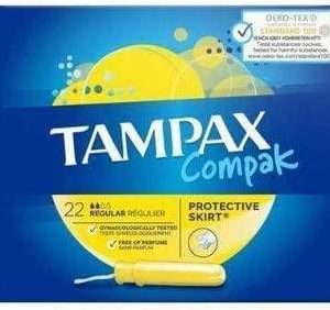 Tampax Compak Regular pack of 8 (PM)