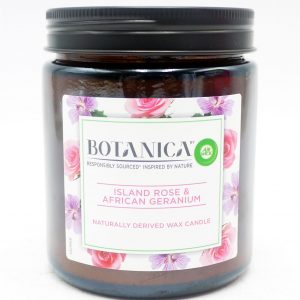 Botanica Candle Island Island Rose & African Geranium 120G