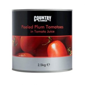 Country Range Peeled Plum Tomatoes 2.5kg