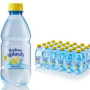 Radnor Splash Sparkling Lemon & Lime Spring Water 330ml - Case of 24