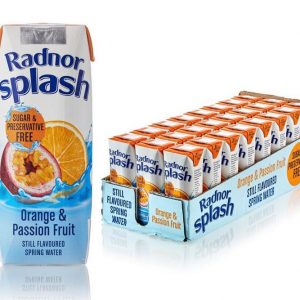 Radnor Splash Orange & Passion Fruit Still Spring Water 250ml - Box of 24