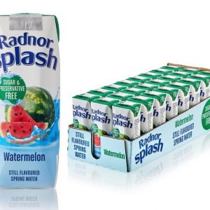Radnor Splash Watermelon Still Spring Water 250ml - Box of 24