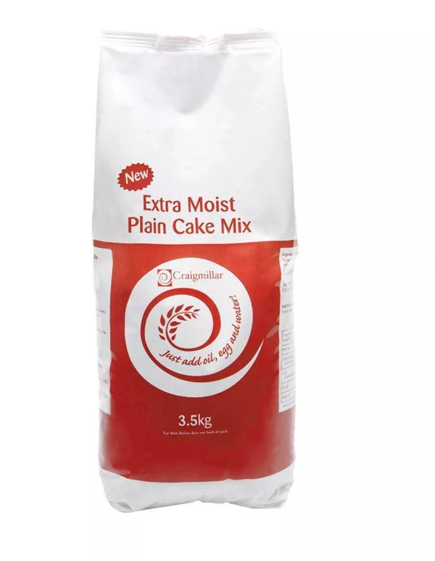 Craigmillar Plain Extra Moist Cake Mix 3.5kg