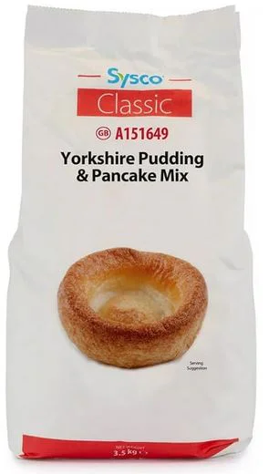 Sysco Classic Yorkshire Pudding & Pancake Mix 3.5kg